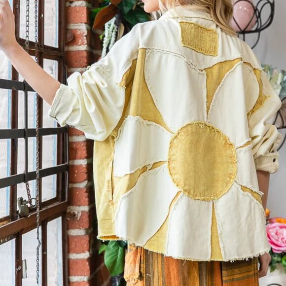 Oli & Hali Desert Halo Patchwork Jacket Size XL - Picture 4 of 4